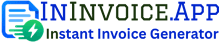 InInvoice.App — Instant Invoice Generator